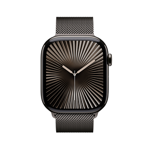 Apple Watch Series 10 GPS + Cellular, 46 mm, Milanese loop, M/L, slate titanium / slate - Smart watch