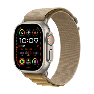 Apple Watch Ultra 2, 49 mm, Alpine Loop, Medium, tan - Išmanusis laikrodis