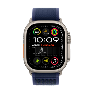 Apple Watch Ultra 2, 49 mm, Trail Loop, S/M, mėlynas - Išmanusis laikrodis