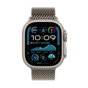 Apple Watch Ultra 2, 49 мм, Titanium Milanese Loop, Medium, нерж. сталь - Смарт-часы