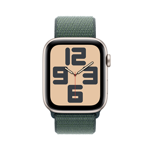 Apple Watch SE, 40 mm, GPS, sport loop, starlight aluminium / lake green - Išmanusis laikrodis