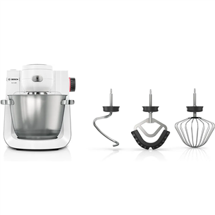 Bosch, Series 6, 1600 W, white - Kitchen machine