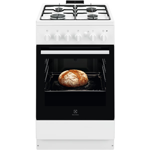 Viryklė Electrolux, 59 L, plotis 50 cm, balta