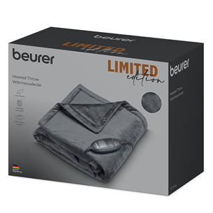 Beurer HD 74 Cosy Limited Edition, 150 x 130 cm, juoda - Šildanti paklodė