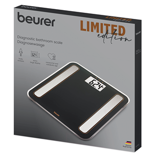 Beurer, Limited Edition, black - Diagnostic bathroom scale