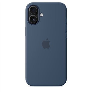 Apple Silicone Case with Magsafe, iPhone 16 Plus, denim - Case