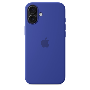 Apple Silicone Case with Magsafe, iPhone 16 Plus, ultramarine - Dėklas