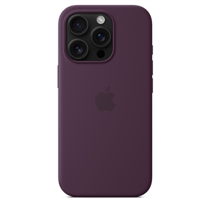 Apple Silicone Case with Magsafe, iPhone 16 Pro, plum - Dėklas