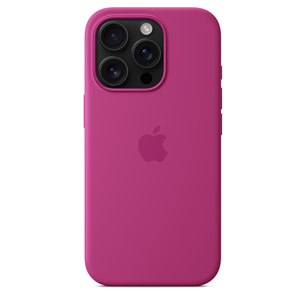 Apple Silicone Case with Magsafe, iPhone 16 Pro, fuchsia - Dėklas