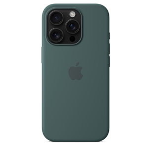 Apple Silicone Case with Magsafe, iPhone 16 Pro, lake green - Dėklas