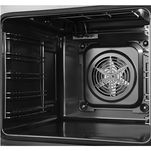 Hansa, 65 L, width 50 cm, matte black - Gas cooker with electric oven