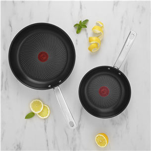 Tefal Intuition, 20/26 cm, 2 vnt rinkinys, nerūdijantis plienas - Keptuvių rinkinys