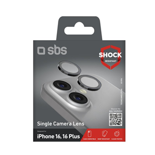 SBS Single protective lenses for camera, iPhone 16 / 16 Plus - Fotoaparato objektyvo apsauga