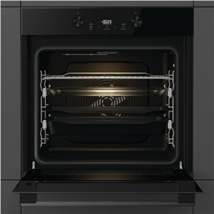 Gorenje, 77 L, black - Built-in oven