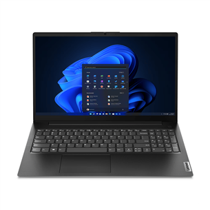 Lenovo V15 Gen 4 AMN, 15.6'', FHD, Ryzen 5, 16 GB, 512 GB, Radeon 610M, SWE, juoda - Nešiojamas kompiuteris 82YU00UBMX