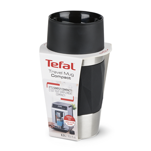 Tefal, 0,3 L, juodas - Kelioninis puodelis