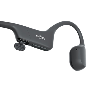 Shokz Open Run, USB-C, juodos - Open-ear belaidės ausinės