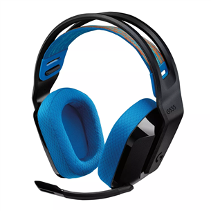 Logitech G535 LIGHTSPEED Wireless Gaming Headset, juoda/mėlyna - Belaidės ausinės 939-002219