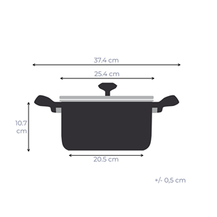 Tefal So'Light, 24 cm - Stewpot with lid