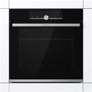 Gorenje, 77 L, catalytic cleaning, black - Built-in oven