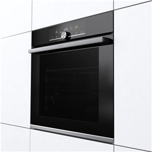 Gorenje, 77 L, catalytic cleaning, black - Built-in oven