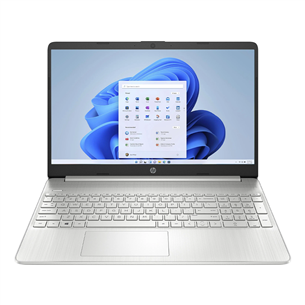 HP Laptop 15s-eq2202nw, 15,6'', Ryzen 5, 16 GB, 512 GB, ENG, sidabrinis - Nešiojamas kompiuteris 597A9EA