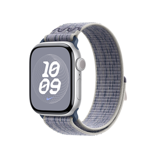 Dirželis Apple Nike Sport Loop, 42mm, grey/blue