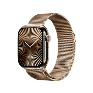 Dirželis Apple Milanese Loop, 46mm, S/M, gold