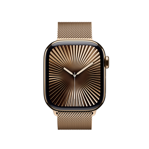 Dirželis Apple Milanese Loop, 46mm, S/M, gold