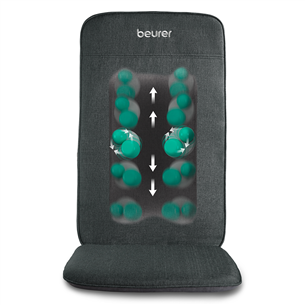 Beurer Shiatsu+, gray - Massage seat cover