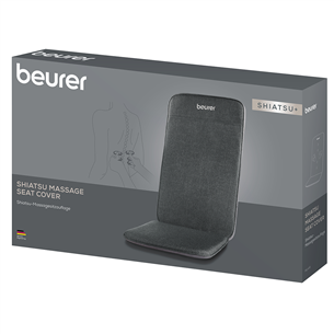 Beurer Shiatsu+, gray - Massage seat cover