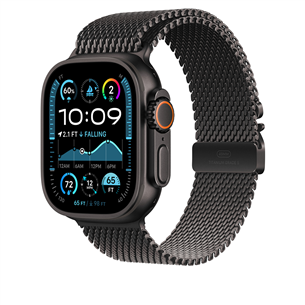 Dirželis Apple Milanese Loop, 49 mm, Large, black titanium