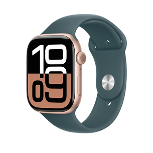 Apple Sport Band, 46 мм, S/M, зеленый - Ремешок для часов