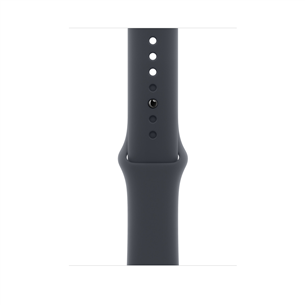 Apple Sport Band, 46 мм, S/M, черный - Ремешок для часов MYG03ZM/A