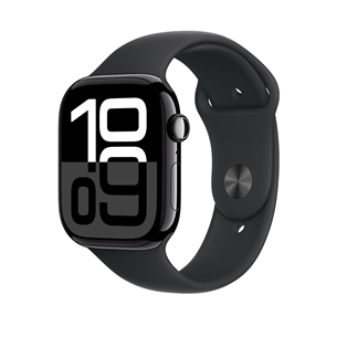 Apple Sport Band, 46 мм, M/L, черный - Ремешок для часов