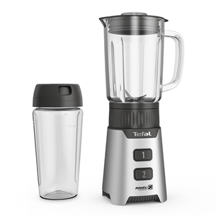 Tefal Minimix, 400 W, silver - Blender + On-the-Go Bottle