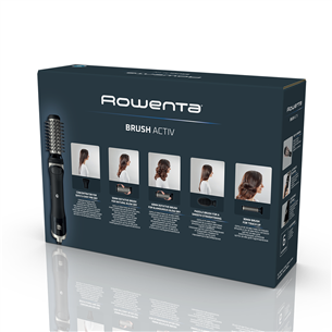 Rowenta Brush Activ, 1000 Вт, черный - Фен-щетка