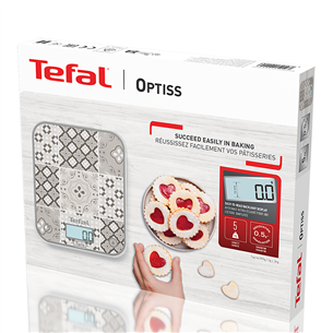 Virtuvinės svarstyklės Tefal Optiss, mozaic