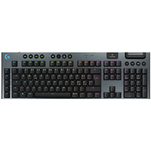 Logitech G915 X Lightspeed, tactile, US, juoda - Belaidė klaviatūra 920-012676