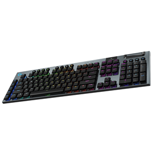 Logitech G915 X Lightspeed, tactile, US, juoda - Belaidė klaviatūra