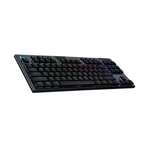 Logitech G915 X Lightspeed, TKL, linear, US, juoda - Belaidė klaviatūra