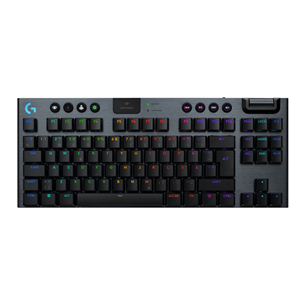 Logitech G915 X Lightspeed, TKL, tactile, SWE, juoda - Belaidė klaviatūra