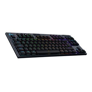 Logitech G915 X Lightspeed, TKL, linear, SWE, juoda - Belaidė klaviatūra