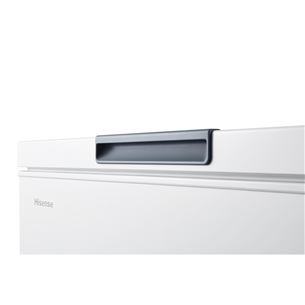 Hisense, 142 L, width 62,5 cm, white - Chest freezer