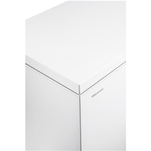 Hisense, 142 L, width 62,5 cm, white - Chest freezer