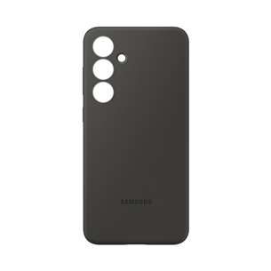 Samsung Silicone case, Galaxy S24 FE, черный - Силиконовый чехол