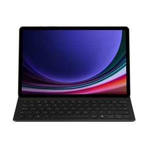 Klaviatūra-dėklas Samsung Book Cover Keyboard Slim, Galaxy Tab S9 / S9 FE, juoda EF-DX720UBEGWW