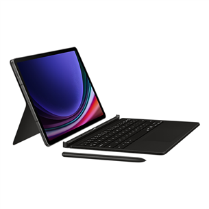 Samsung Book Cover Keyboard, Galaxy Tab S9 / S9 FE, клавиша ИИ, черный - Чехол-клавиатура