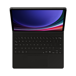 Samsung Book Cover Keyboard, Galaxy Tab S9 / S9 FE, AI key, black - Keyboard cover