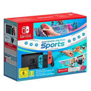 Nintendo Switch Sports Bundle + 12 months NSO - Gaming console